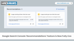Google Search Console ‘Recommendations’ Feature Is Live